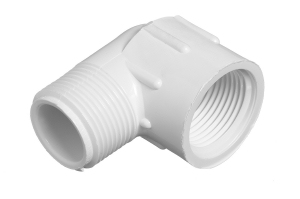 PVC 90d Street Elbow Male X Female 3/4in.